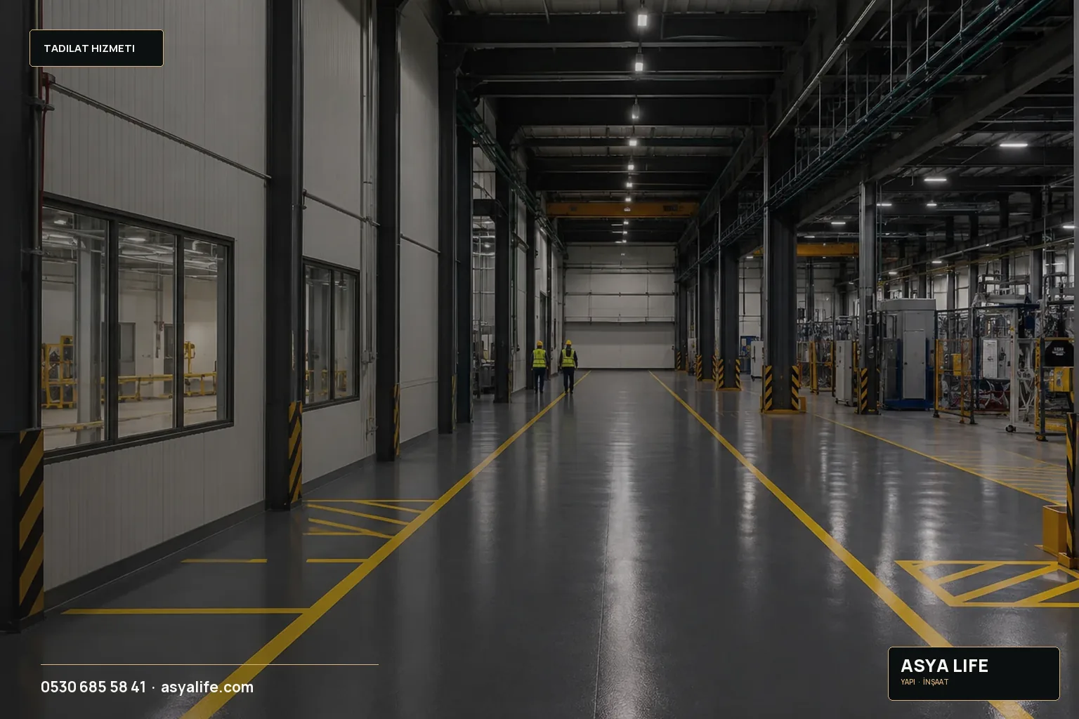 Fabrika Tadilatı için Asya Life tarafından hazırlanan özgün temsili görsel