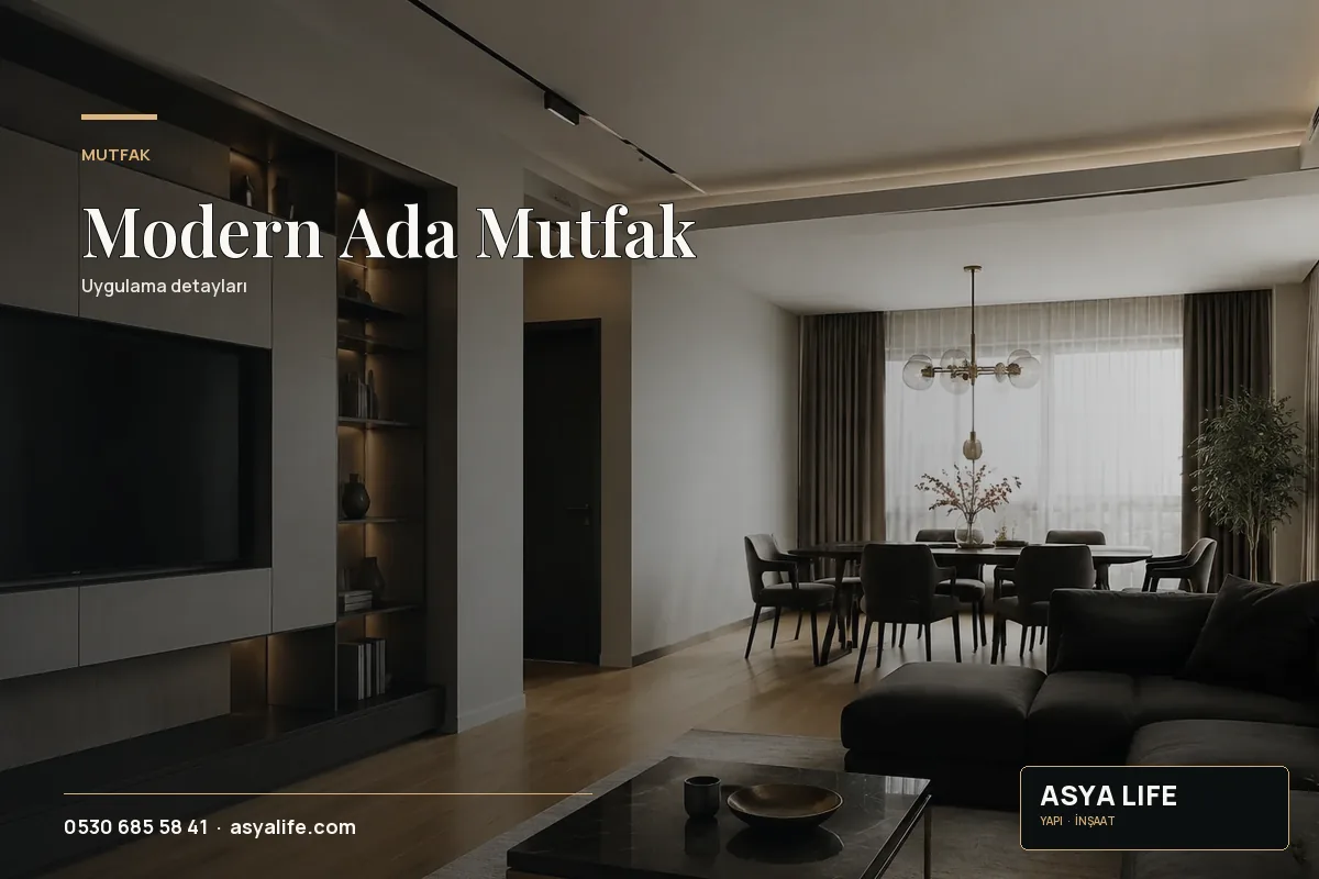 Modern Ada Mutfak için Asya Life tarafından hazırlanan özgün temsili görsel - görünüm 2