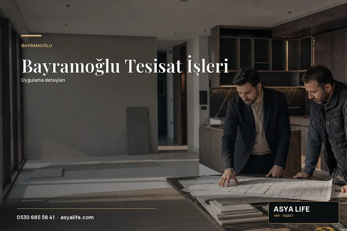 Bayramoğlu Tesisat İşleri için Asya Life tarafından hazırlanan özgün temsili görsel - görünüm 2