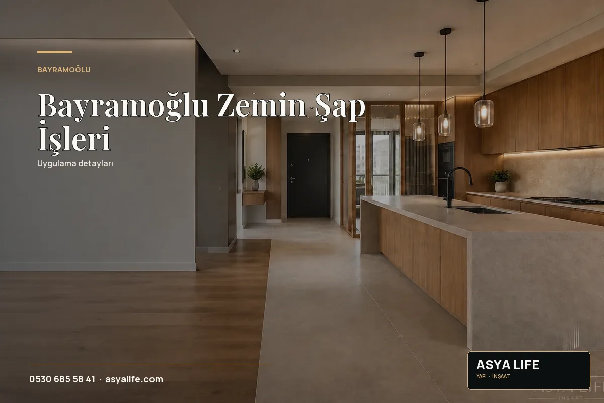 Bayramoğlu Zemin Şap İşleri için Asya Life tarafından hazırlanan özgün temsili görsel - görünüm 2