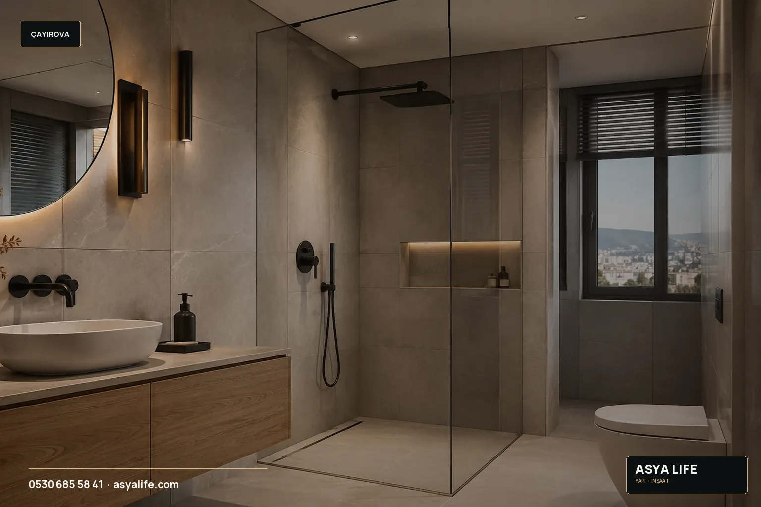 Çayırova Banyo Tadilatı için Asya Life tarafından hazırlanan özgün temsili görsel