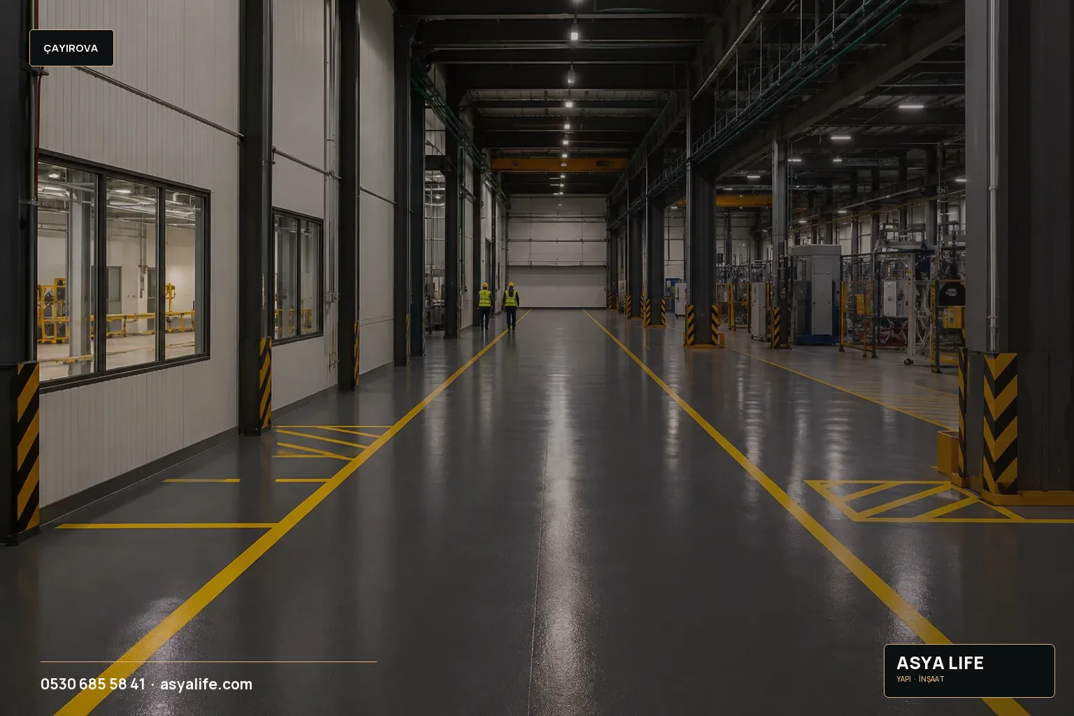 Çayırova Fabrika Tadilatı için Asya Life tarafından hazırlanan özgün temsili görsel