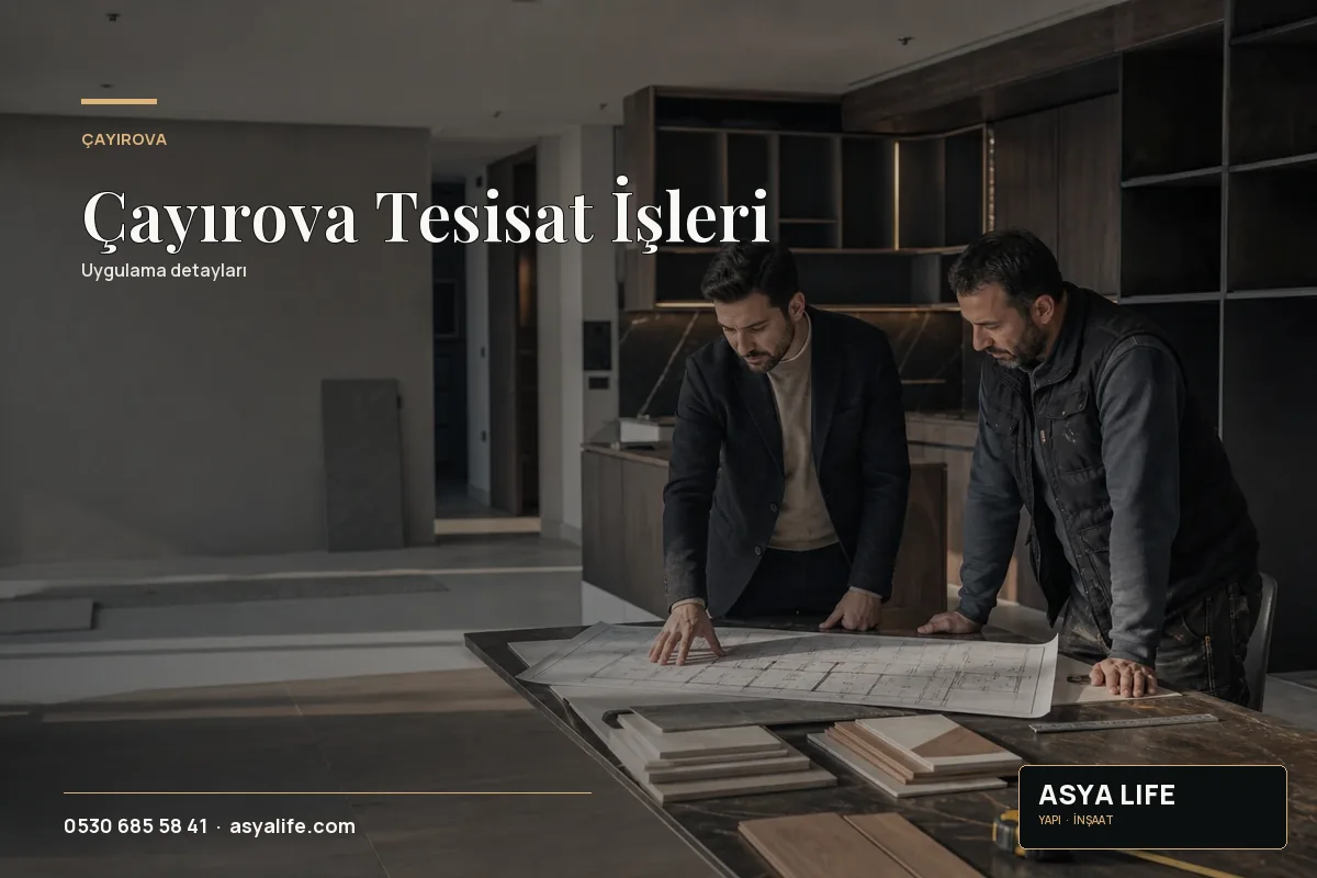 Çayırova Tesisat İşleri için Asya Life tarafından hazırlanan özgün temsili görsel - görünüm 2