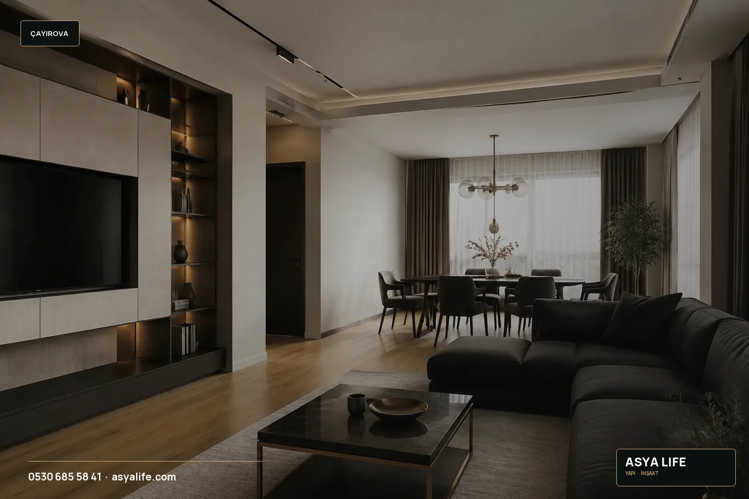 Çayırova Villa Tadilatı için Asya Life tarafından hazırlanan özgün temsili görsel