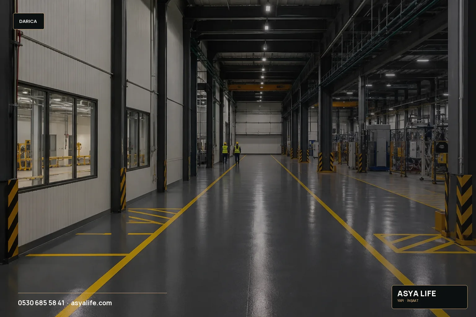 Darıca Fabrika Tadilatı için Asya Life tarafından hazırlanan özgün temsili görsel