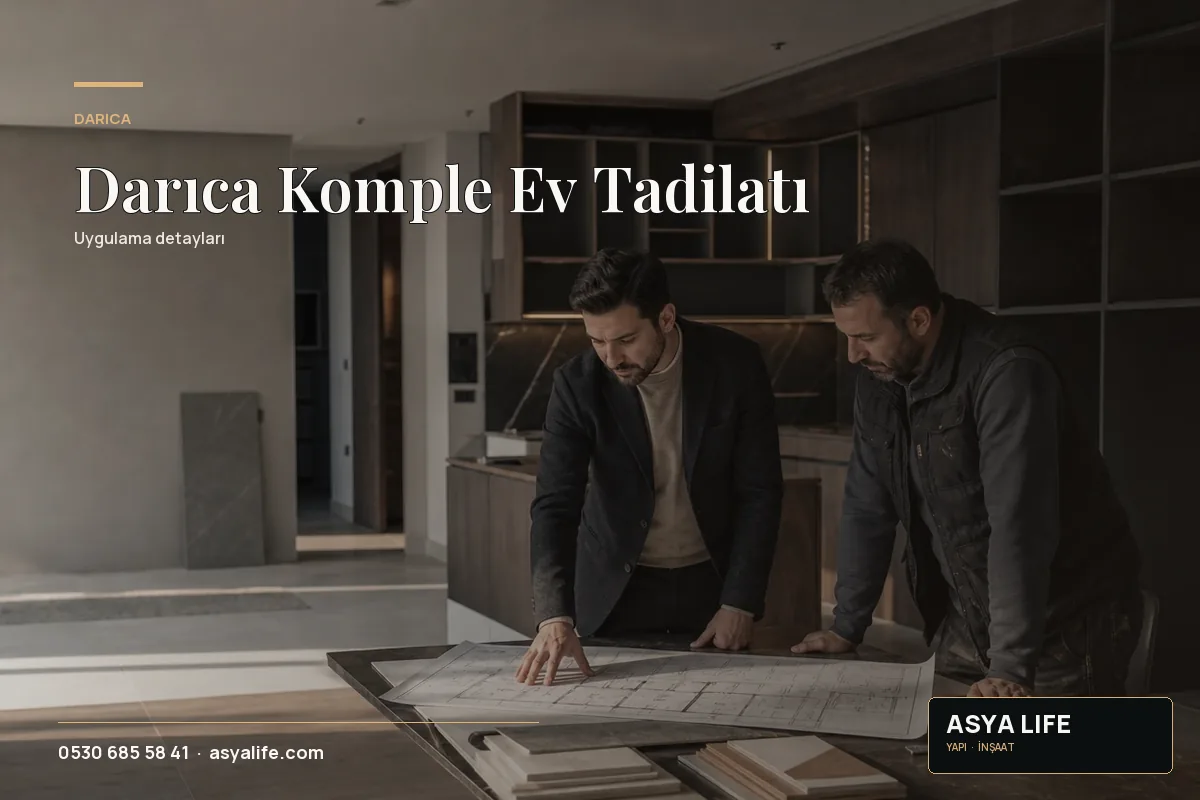Darıca Komple Ev Tadilatı için Asya Life tarafından hazırlanan özgün temsili görsel - görünüm 2