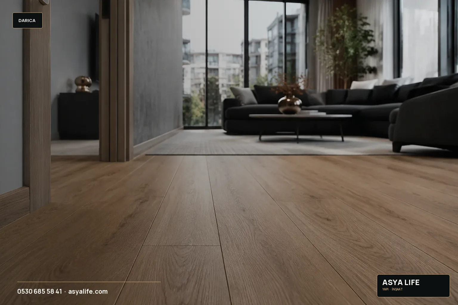 Darıca Laminat Parke için Asya Life tarafından hazırlanan özgün temsili görsel
