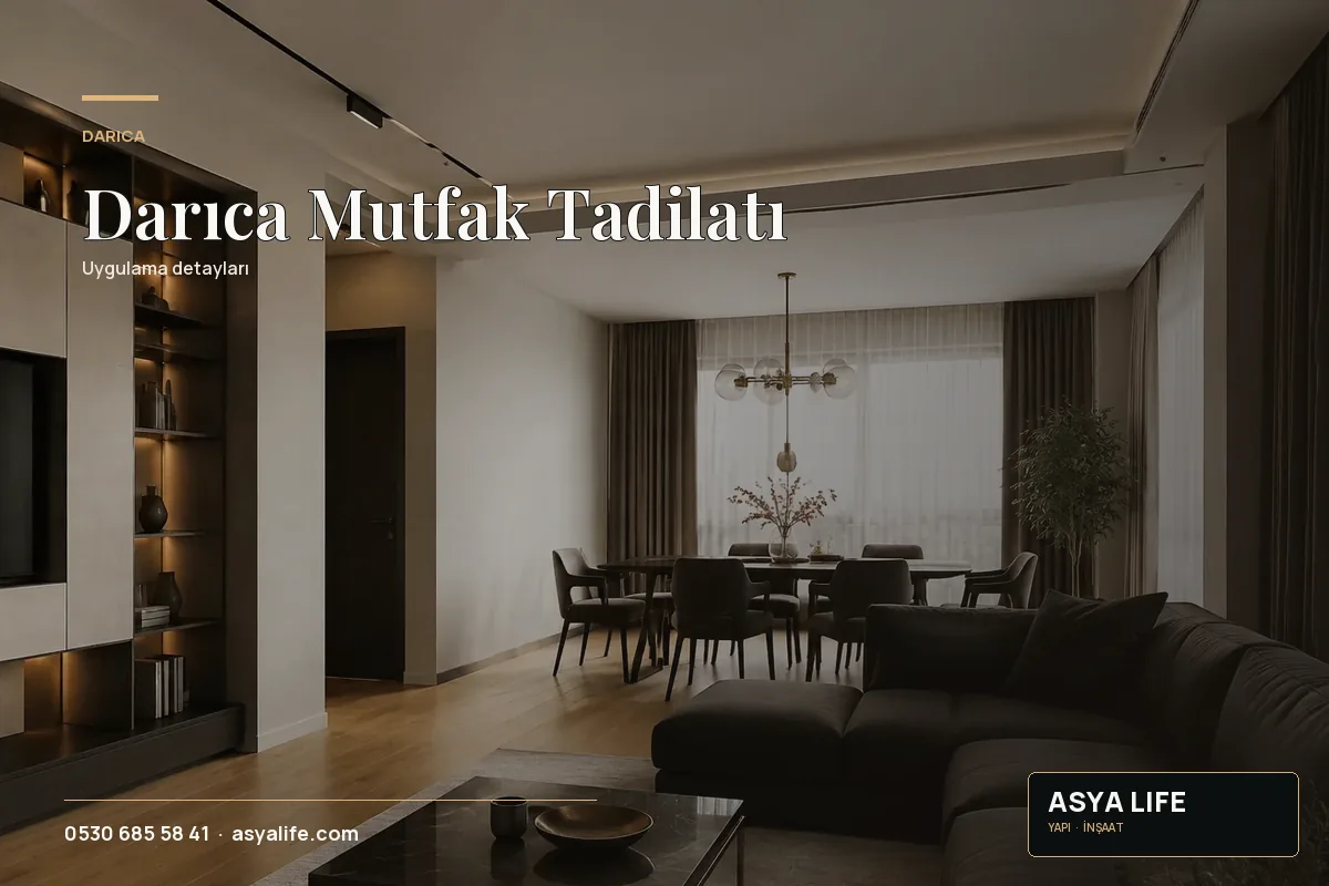 Darıca Mutfak Tadilatı için Asya Life tarafından hazırlanan özgün temsili görsel - görünüm 2
