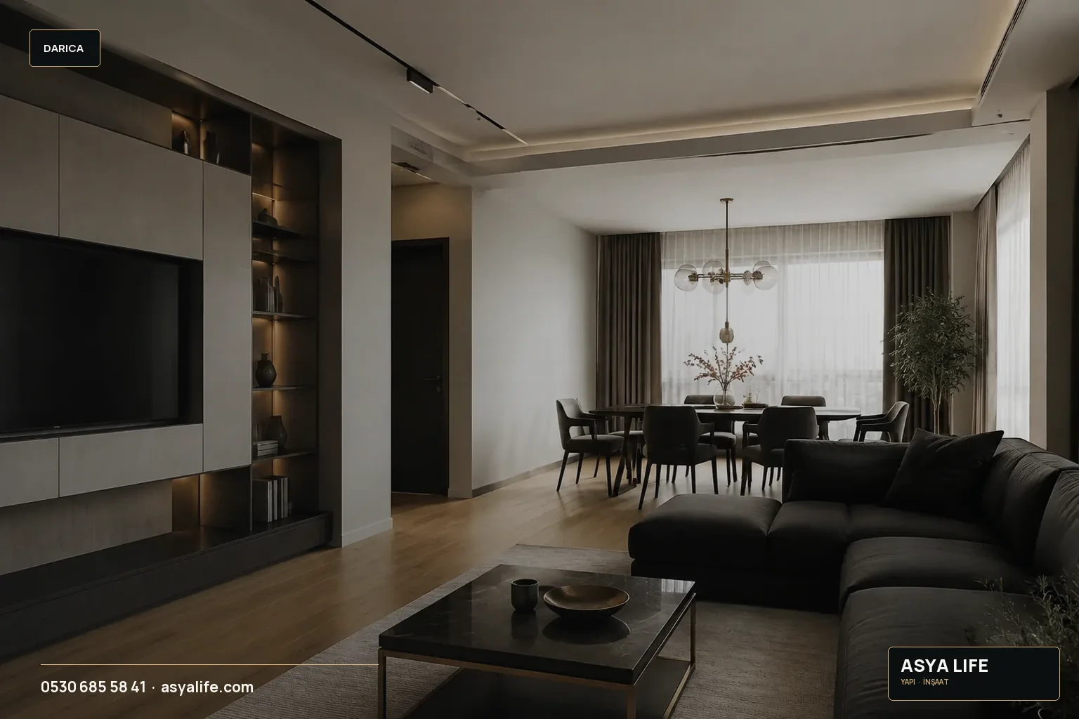 Darıca Villa Tadilatı için Asya Life tarafından hazırlanan özgün temsili görsel