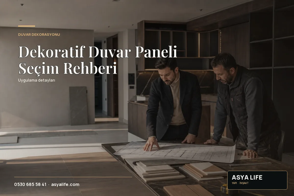 Dekoratif Duvar Paneli Seçim Rehberi için Asya Life tarafından hazırlanan özgün temsili görsel - görünüm 2