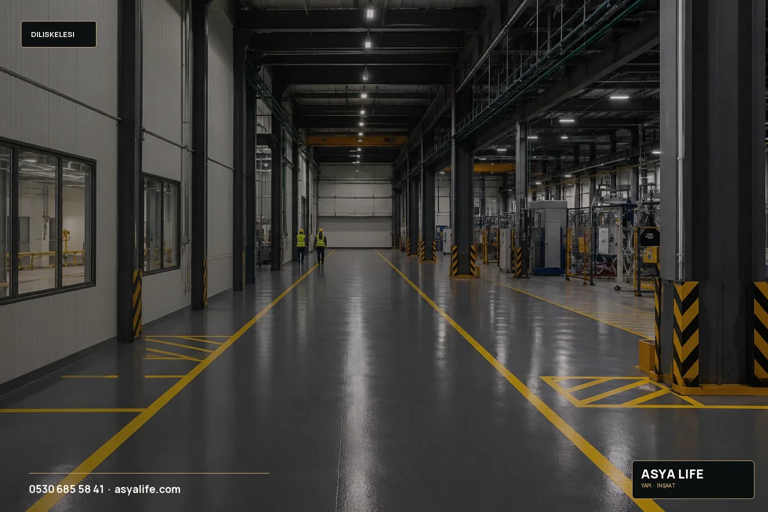 Diliskelesi Fabrika Tadilatı için Asya Life tarafından hazırlanan özgün temsili görsel