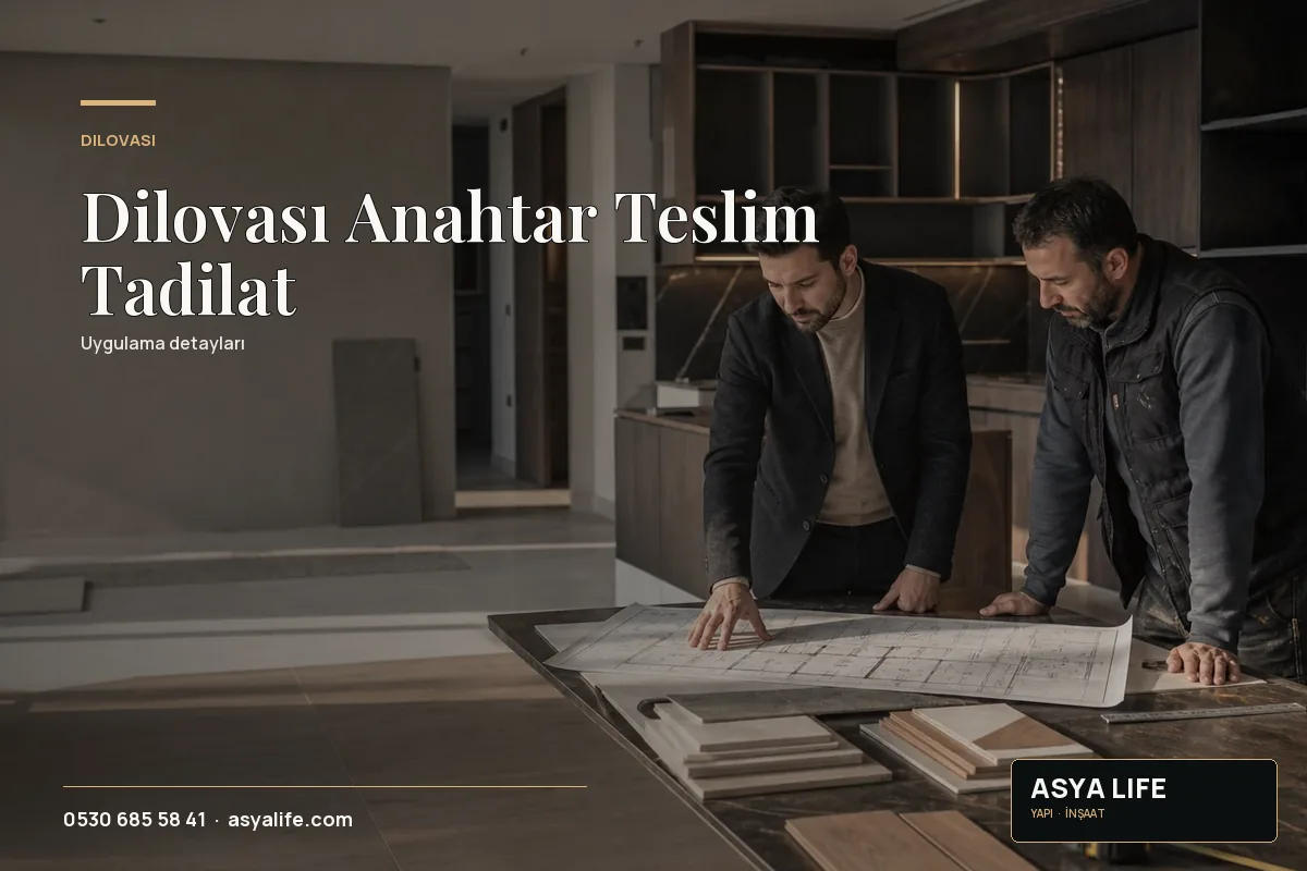 Dilovası Anahtar Teslim Tadilat için Asya Life tarafından hazırlanan özgün temsili görsel - görünüm 2