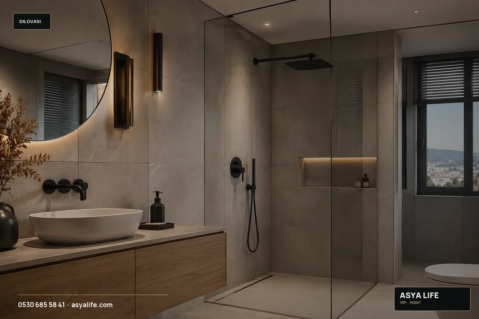 Dilovası Banyo Tadilatı için Asya Life tarafından hazırlanan özgün temsili görsel