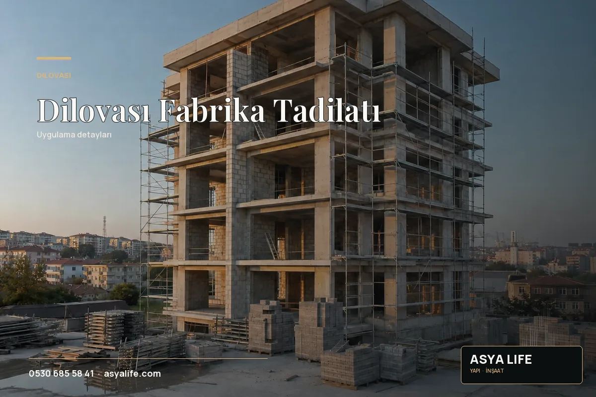 Dilovası Fabrika Tadilatı için Asya Life tarafından hazırlanan özgün temsili görsel - görünüm 2