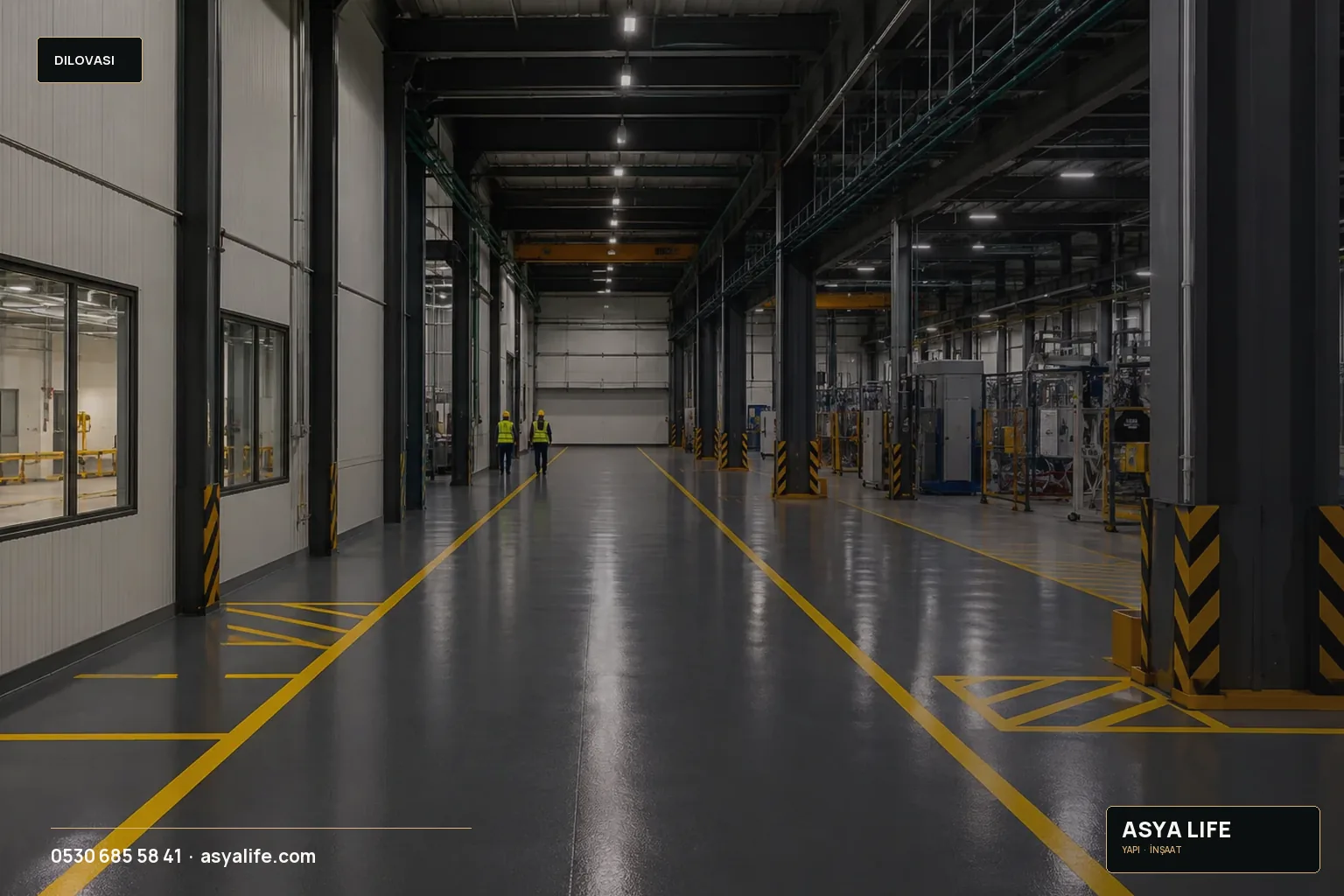 Dilovası Fabrika Tadilatı için Asya Life tarafından hazırlanan özgün temsili görsel