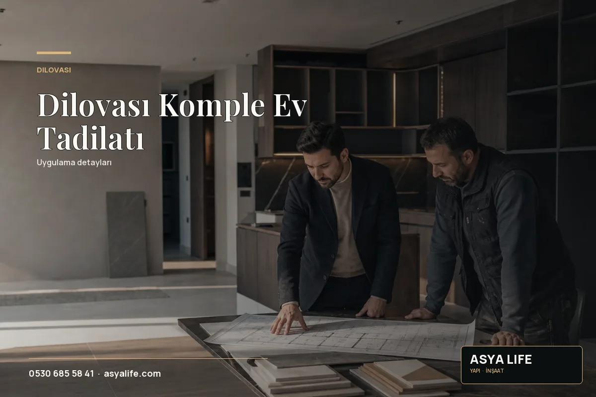 Dilovası Komple Ev Tadilatı için Asya Life tarafından hazırlanan özgün temsili görsel - görünüm 2