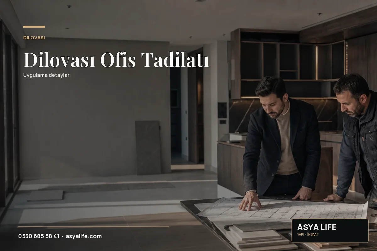 Dilovası Ofis Tadilatı için Asya Life tarafından hazırlanan özgün temsili görsel - görünüm 2