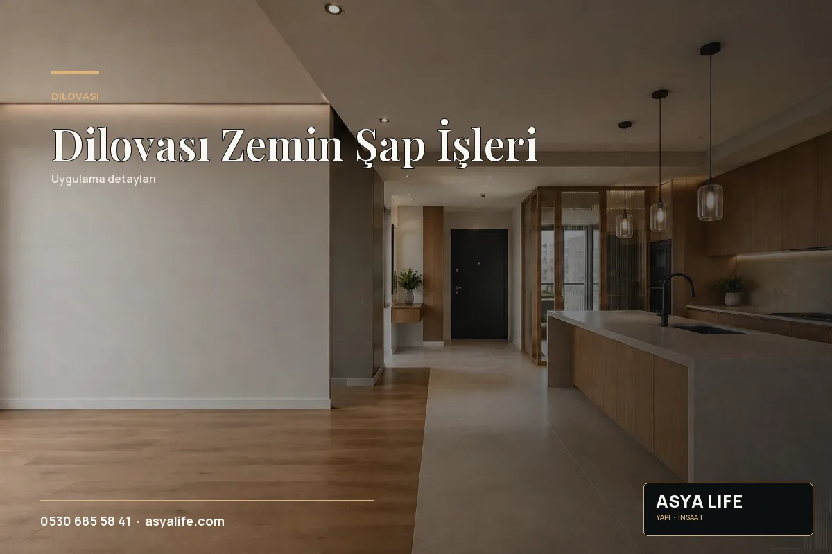 Dilovası Zemin Şap İşleri için Asya Life tarafından hazırlanan özgün temsili görsel - görünüm 2
