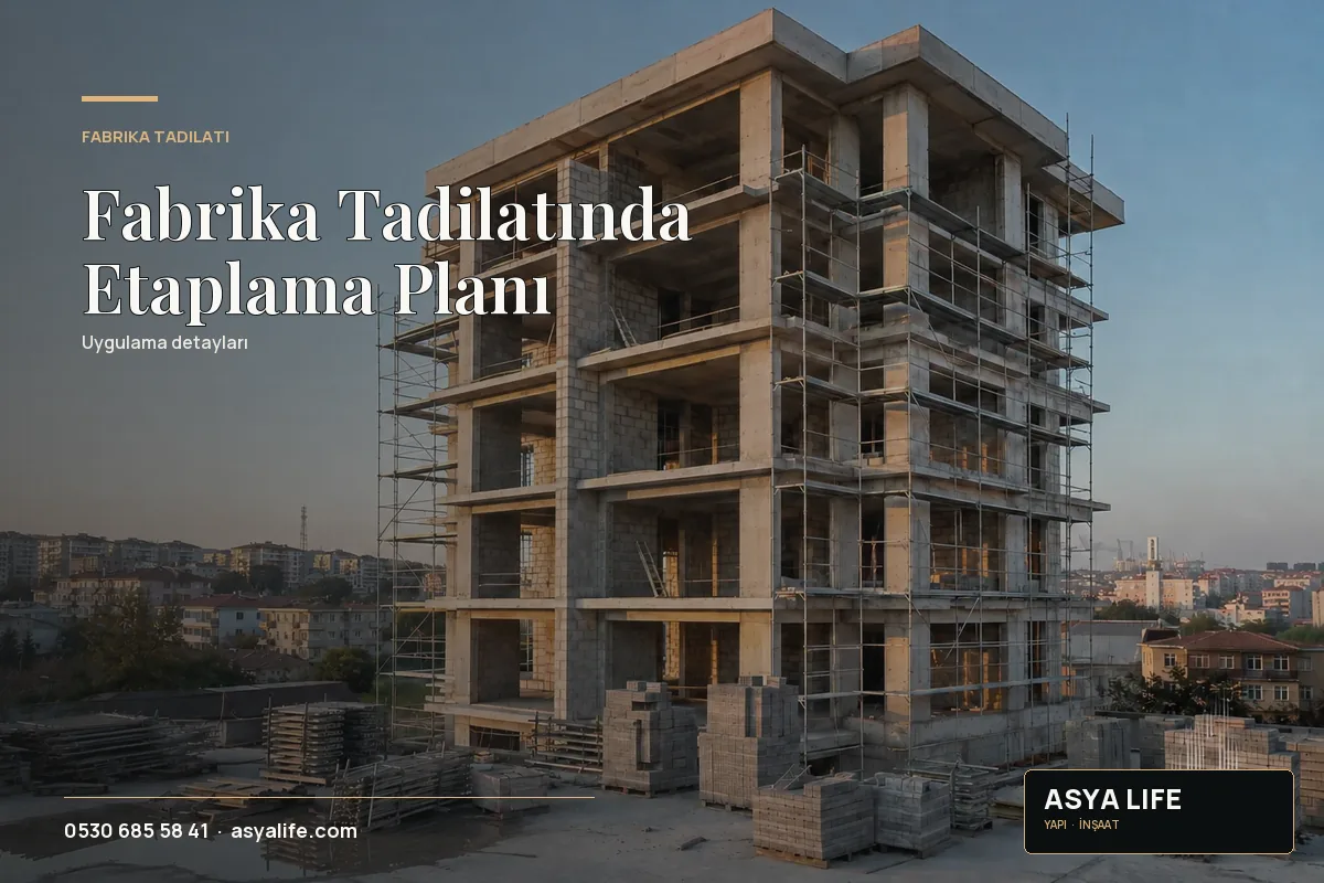 Fabrika Tadilatında Etaplama Planı için Asya Life tarafından hazırlanan özgün temsili görsel - görünüm 2