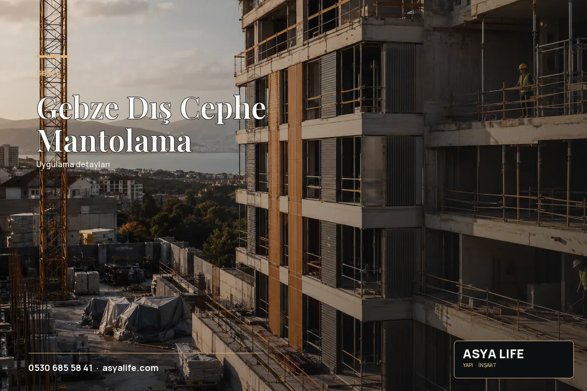 Gebze Dış Cephe Mantolama için Asya Life tarafından hazırlanan özgün temsili görsel - görünüm 2