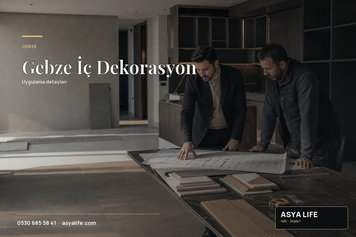 Gebze İç Dekorasyon için Asya Life tarafından hazırlanan özgün temsili görsel - görünüm 2