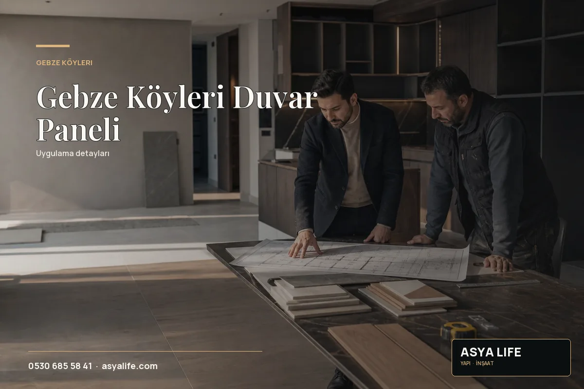 Gebze Köyleri Duvar Paneli için Asya Life tarafından hazırlanan özgün temsili görsel - görünüm 2