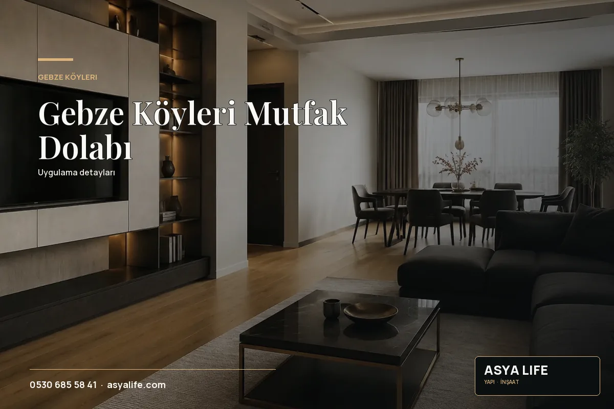 Gebze Köyleri Mutfak Dolabı için Asya Life tarafından hazırlanan özgün temsili görsel - görünüm 2