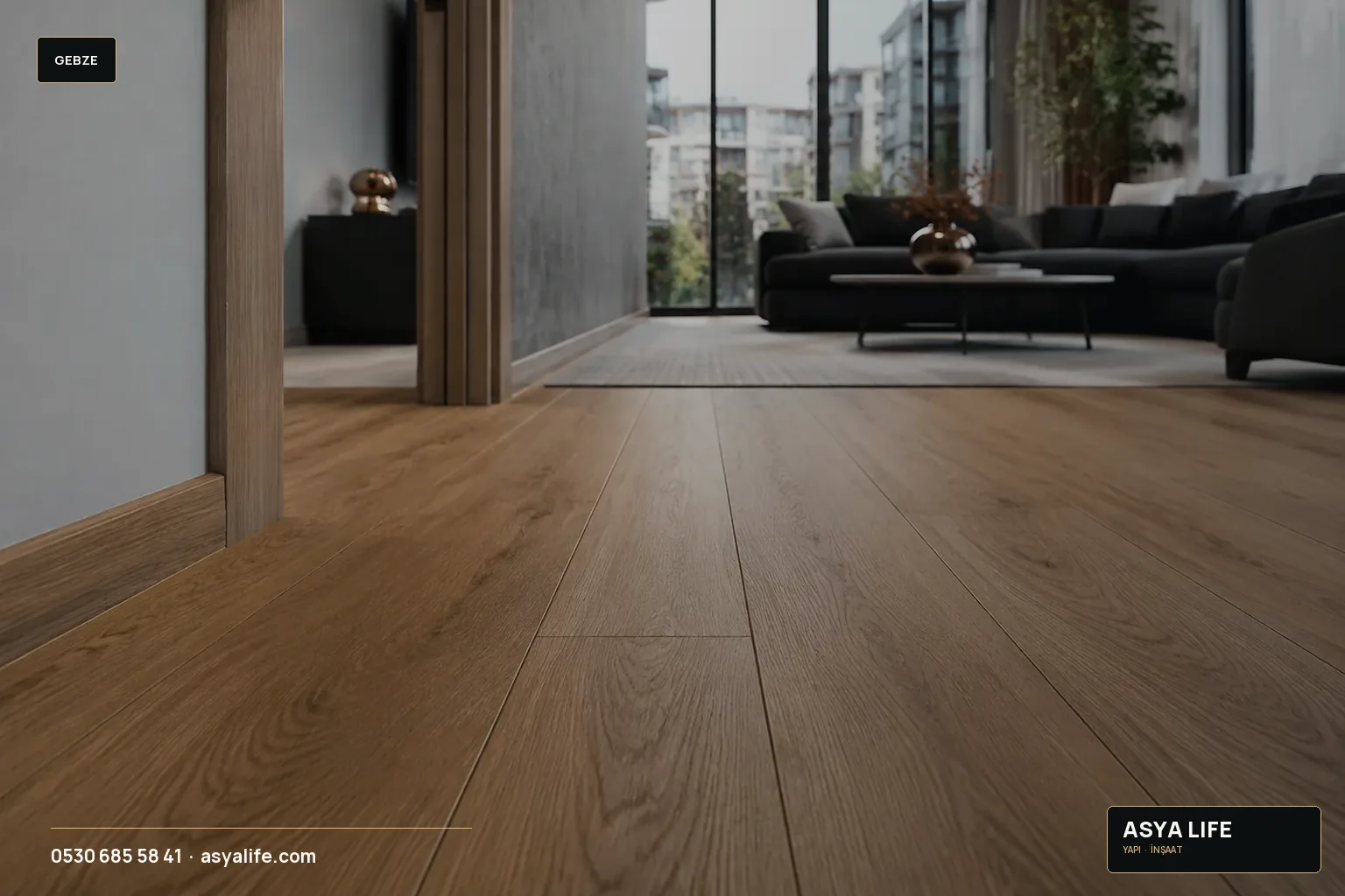 Gebze Laminat Parke için Asya Life tarafından hazırlanan özgün temsili görsel