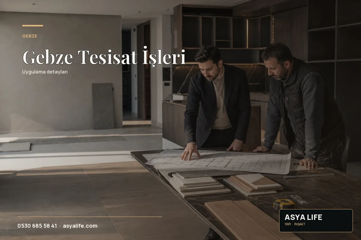 Gebze Tesisat İşleri için Asya Life tarafından hazırlanan özgün temsili görsel - görünüm 2