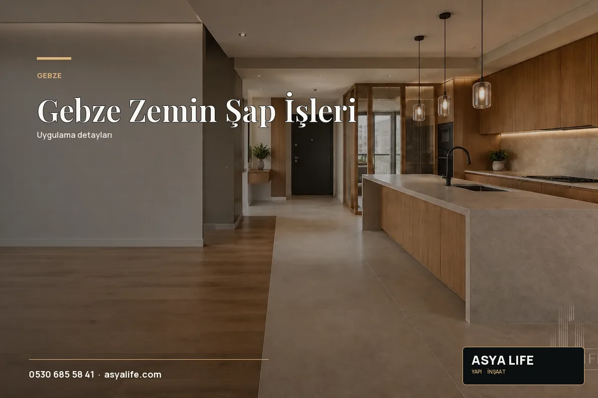Gebze Zemin Şap İşleri için Asya Life tarafından hazırlanan özgün temsili görsel - görünüm 2