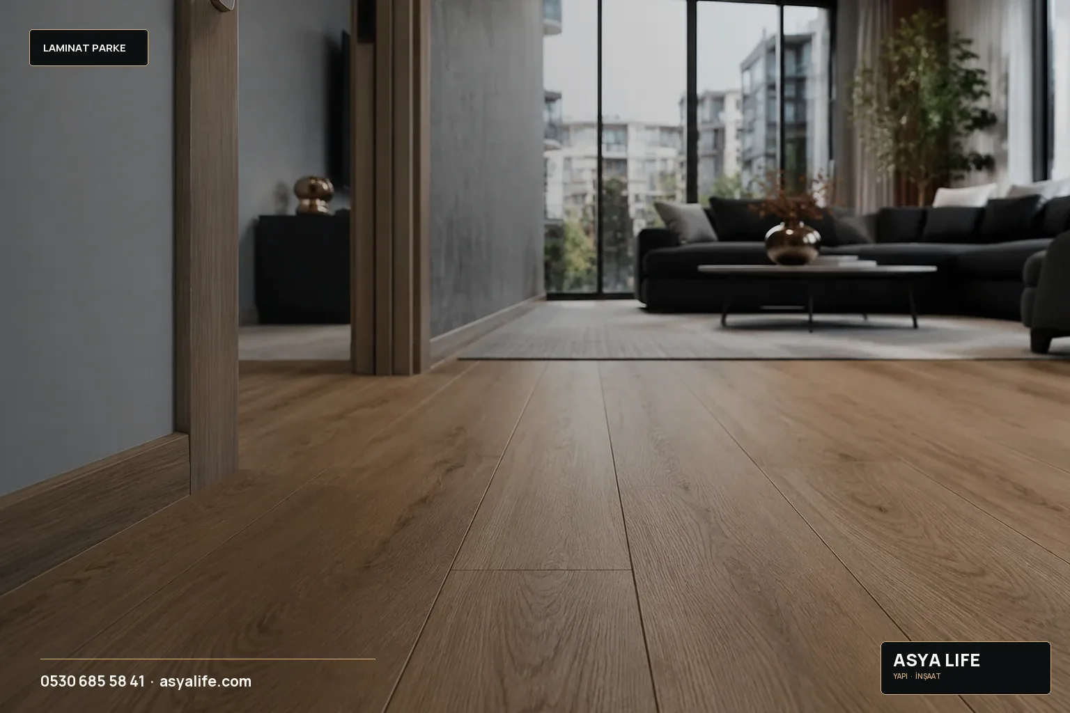 Laminat Parke Sınıfları için Asya Life tarafından hazırlanan özgün temsili görsel