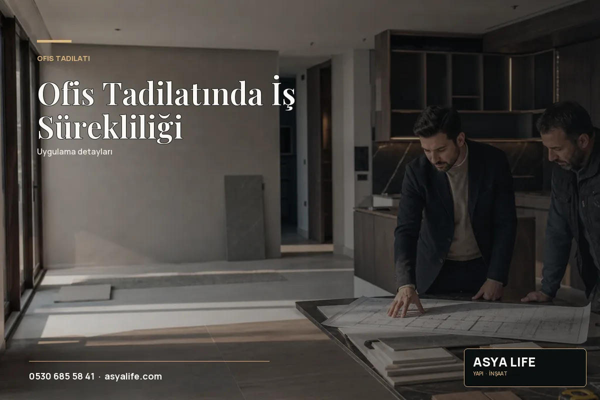 Ofis Tadilatında İş Sürekliliği için Asya Life tarafından hazırlanan özgün temsili görsel - görünüm 2