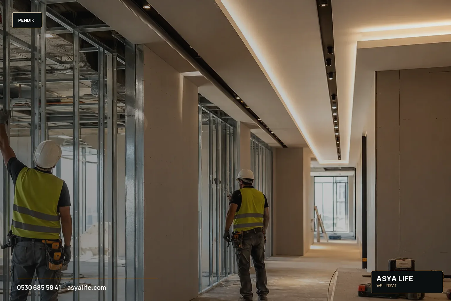 Pendik Alçıpan Bölme Duvar için Asya Life tarafından hazırlanan özgün temsili görsel