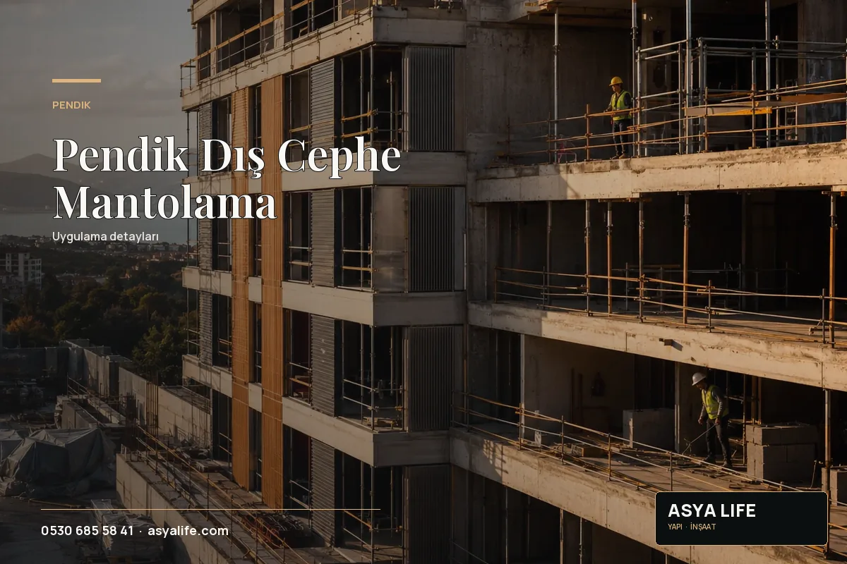 Pendik Dış Cephe Mantolama için Asya Life tarafından hazırlanan özgün temsili görsel - görünüm 2