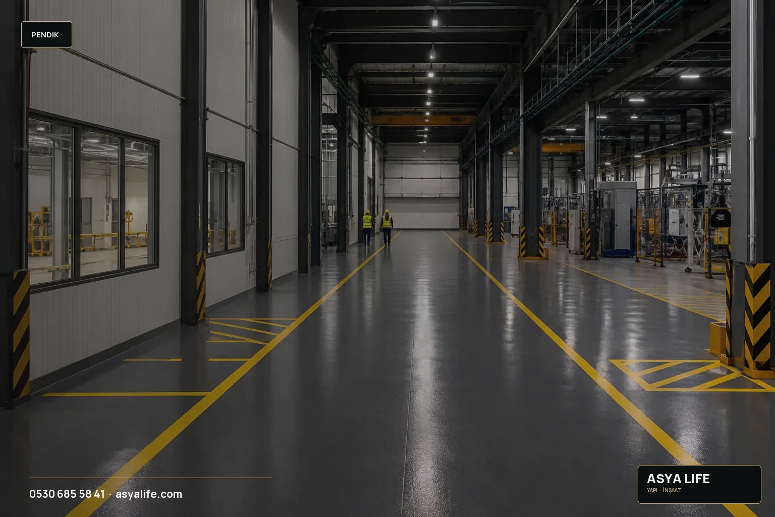 Pendik Fabrika Tadilatı için Asya Life tarafından hazırlanan özgün temsili görsel