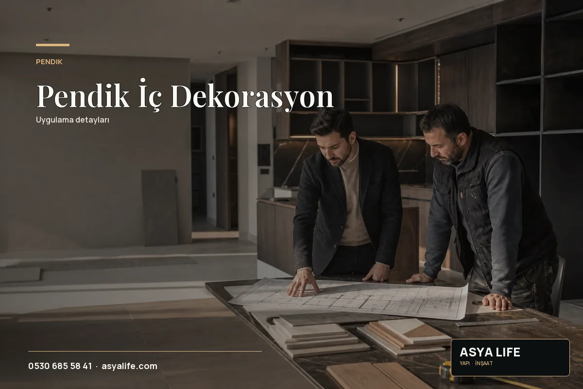 Pendik İç Dekorasyon için Asya Life tarafından hazırlanan özgün temsili görsel - görünüm 2