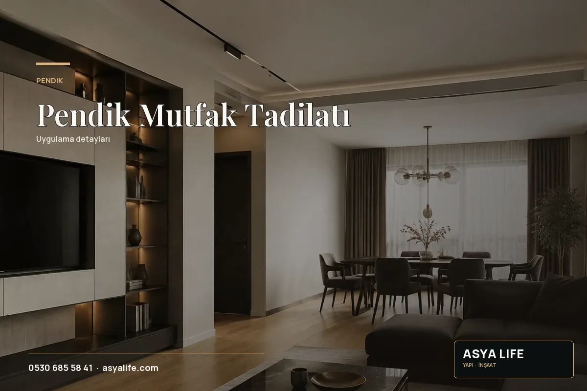 Pendik Mutfak Tadilatı için Asya Life tarafından hazırlanan özgün temsili görsel - görünüm 2