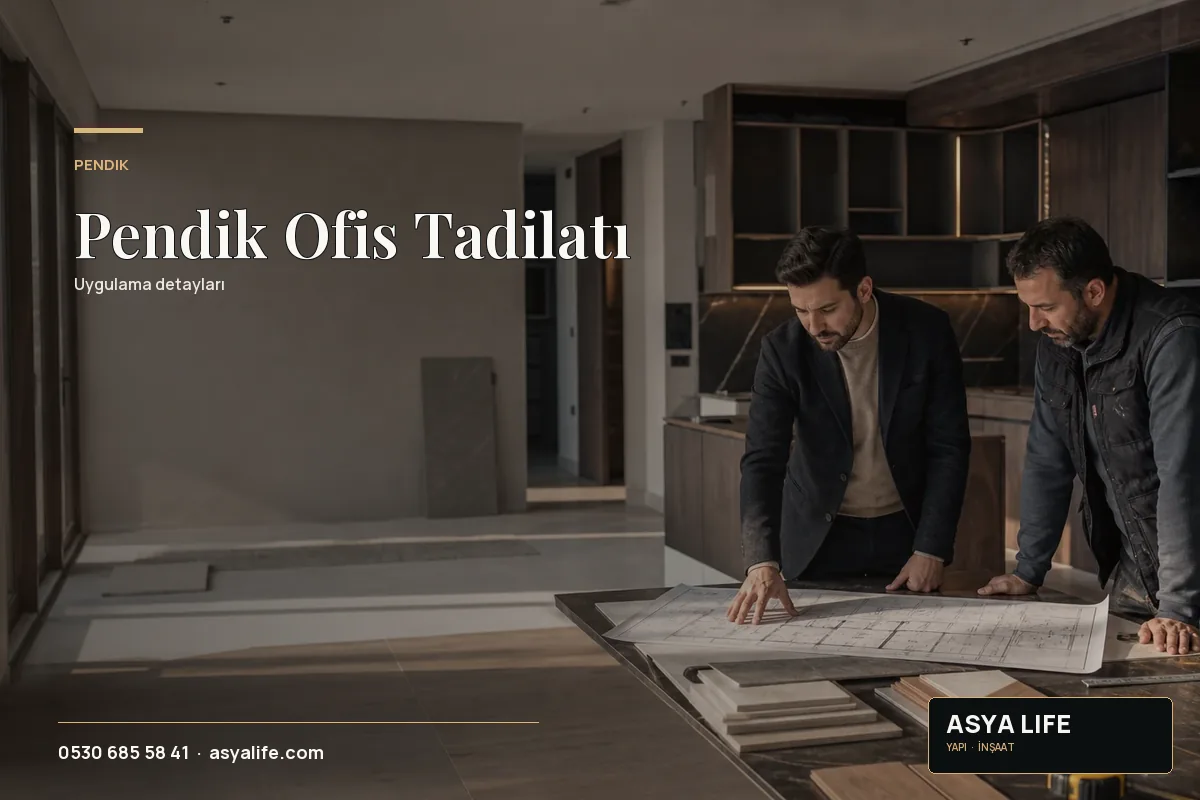 Pendik Ofis Tadilatı için Asya Life tarafından hazırlanan özgün temsili görsel - görünüm 2
