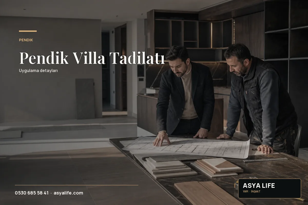 Pendik Villa Tadilatı için Asya Life tarafından hazırlanan özgün temsili görsel - görünüm 2