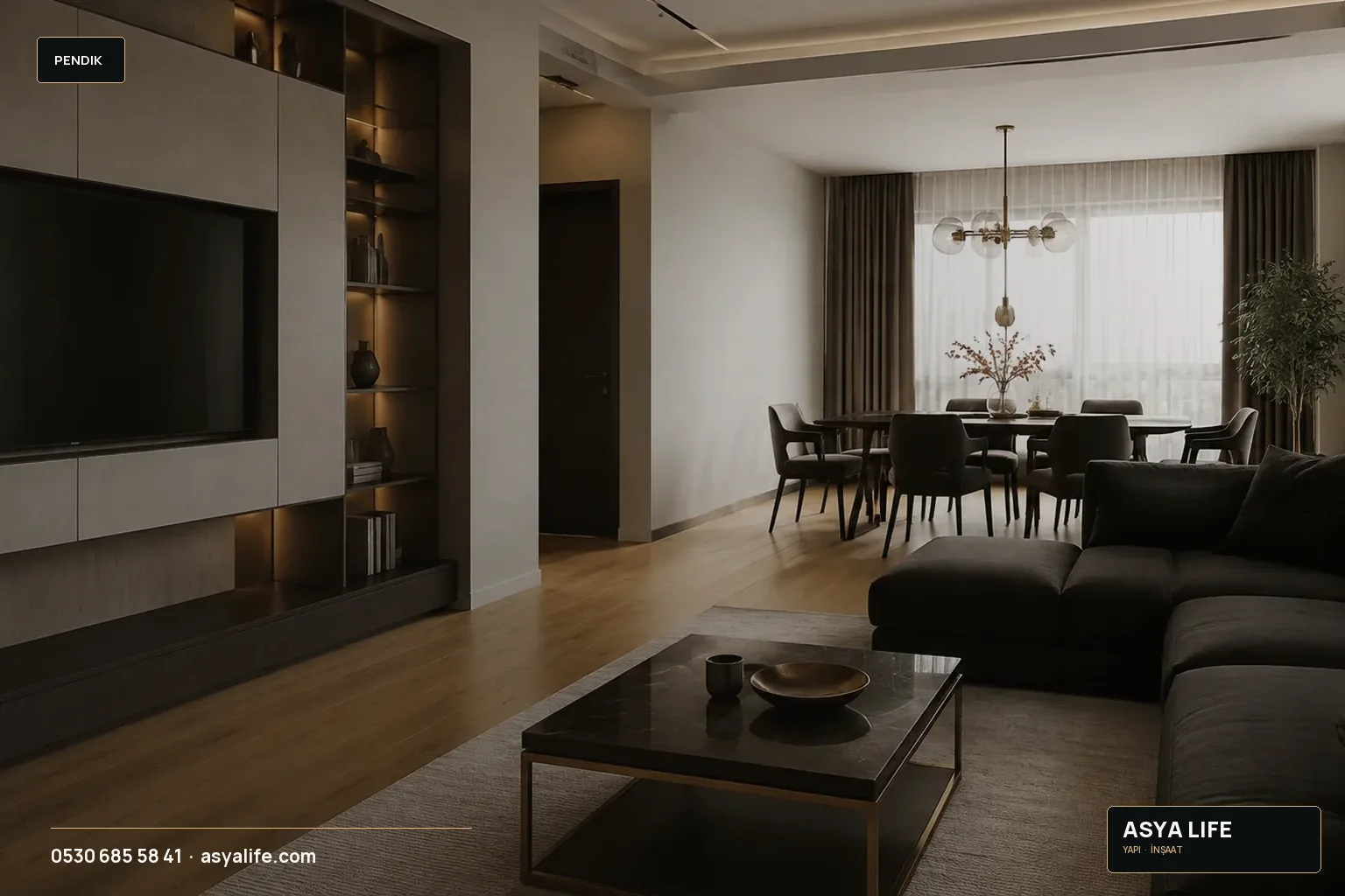 Pendik Villa Tadilatı için Asya Life tarafından hazırlanan özgün temsili görsel