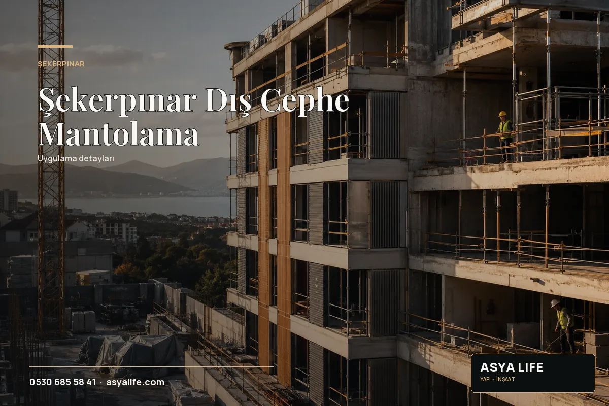Şekerpınar Dış Cephe Mantolama için Asya Life tarafından hazırlanan özgün temsili görsel - görünüm 2