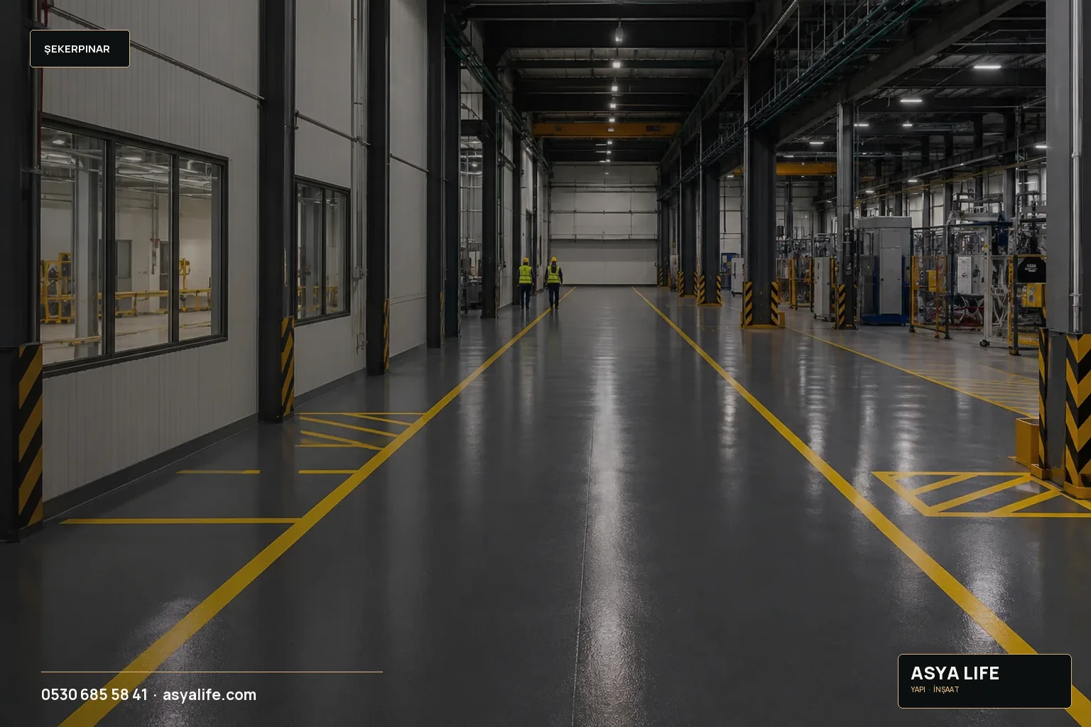 Şekerpınar Fabrika Tadilatı için Asya Life tarafından hazırlanan özgün temsili görsel