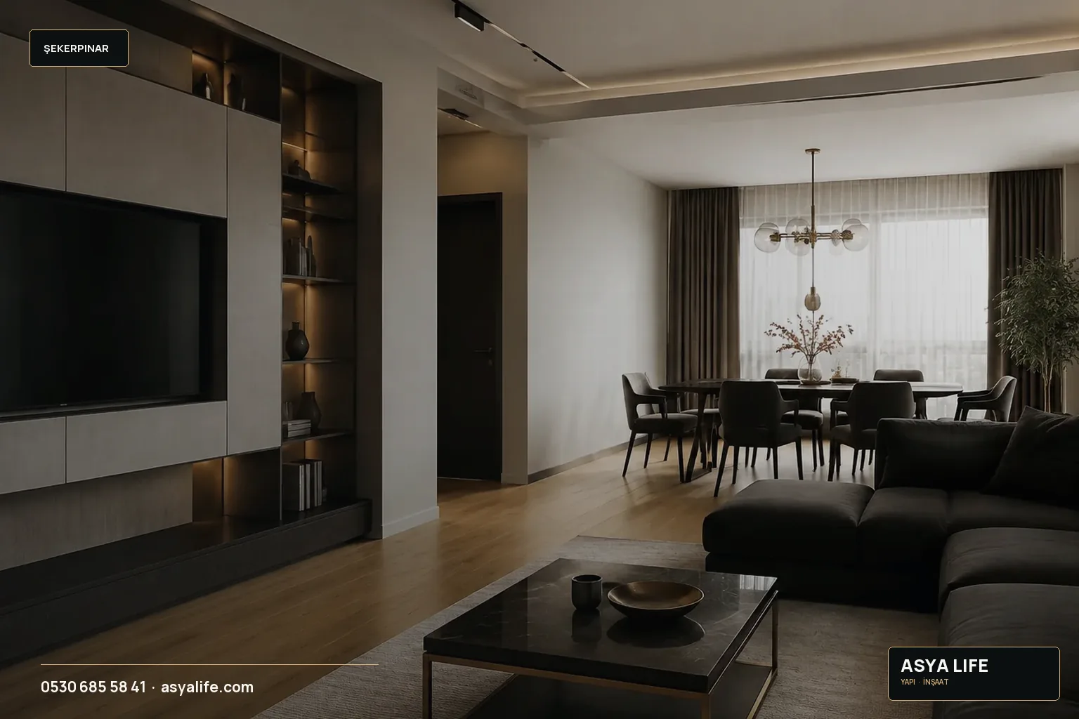 Şekerpınar Komple Ev Tadilatı için Asya Life tarafından hazırlanan özgün temsili görsel