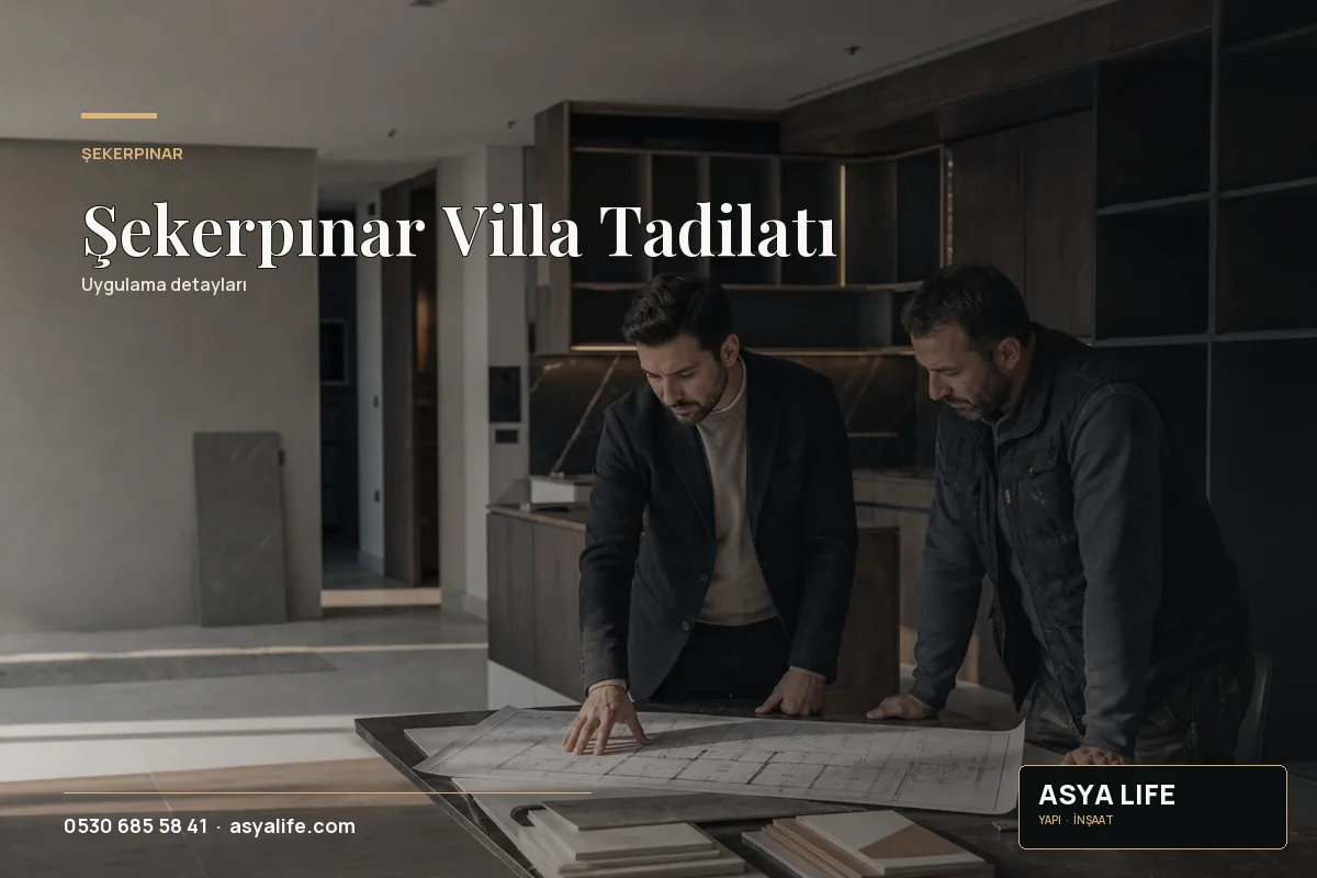 Şekerpınar Villa Tadilatı için Asya Life tarafından hazırlanan özgün temsili görsel - görünüm 2
