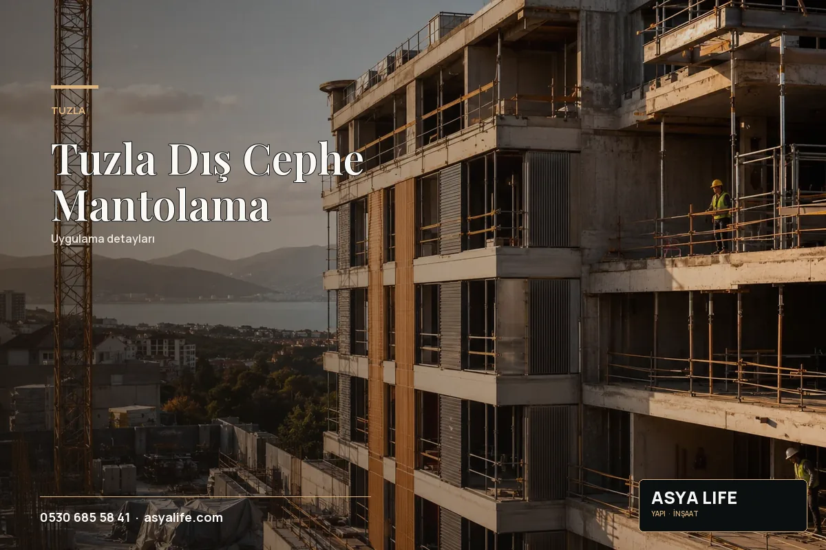 Tuzla Dış Cephe Mantolama için Asya Life tarafından hazırlanan özgün temsili görsel - görünüm 2