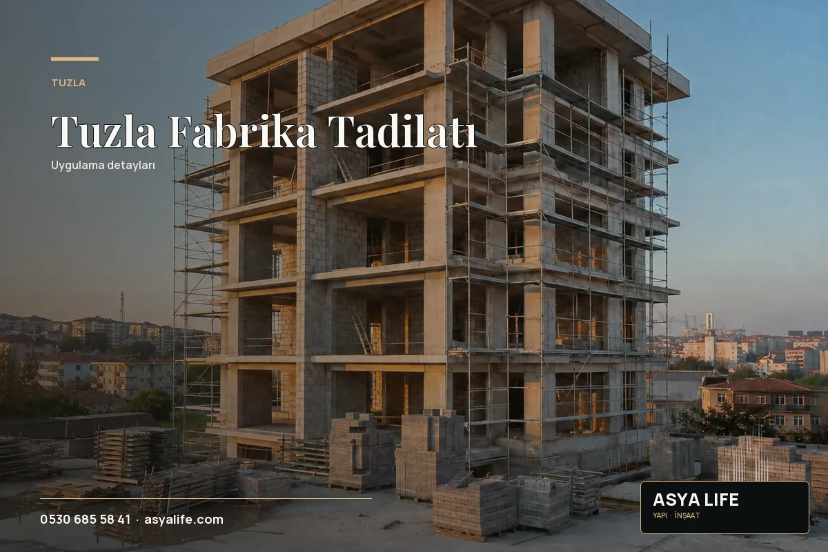 Tuzla Fabrika Tadilatı için Asya Life tarafından hazırlanan özgün temsili görsel - görünüm 2