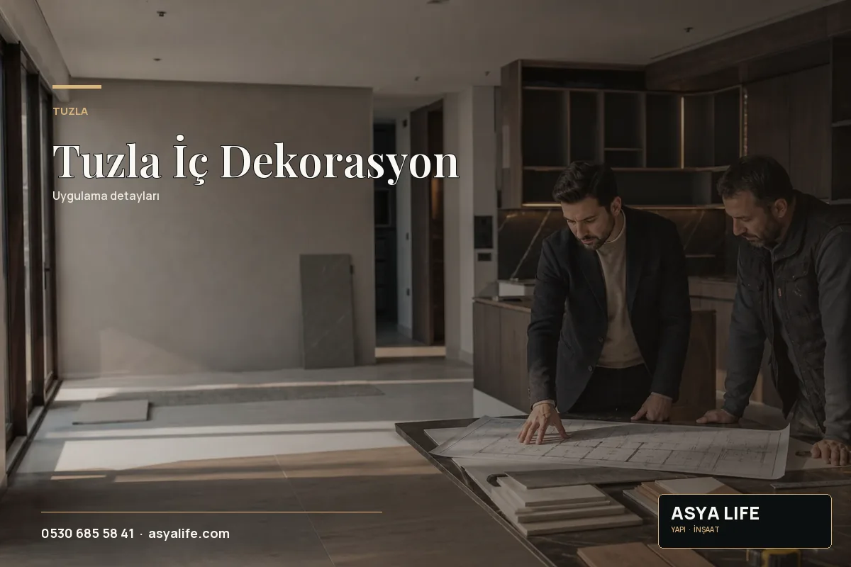 Tuzla İç Dekorasyon için Asya Life tarafından hazırlanan özgün temsili görsel - görünüm 2