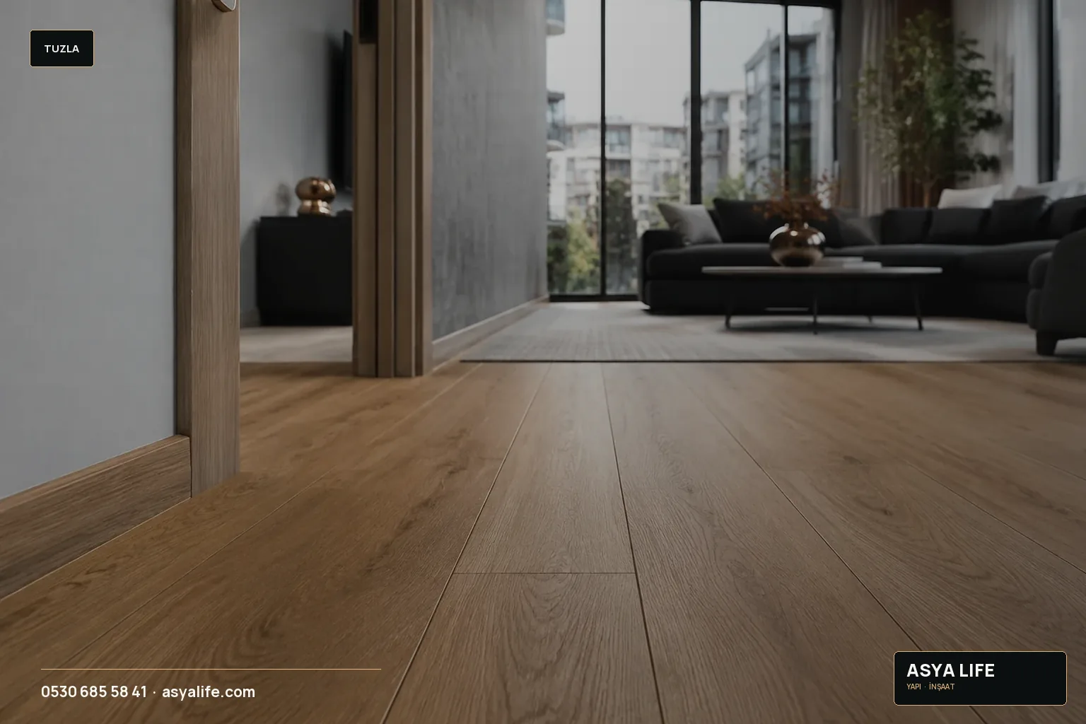 Tuzla Laminat Parke için Asya Life tarafından hazırlanan özgün temsili görsel