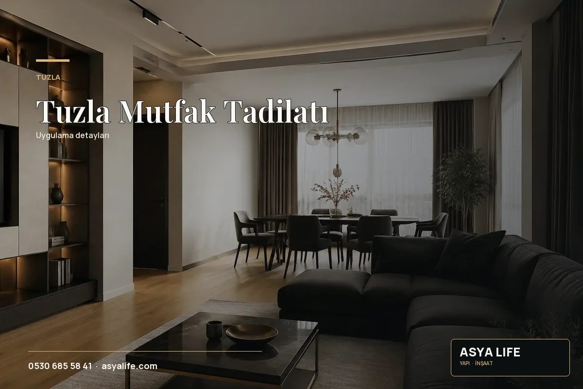 Tuzla Mutfak Tadilatı için Asya Life tarafından hazırlanan özgün temsili görsel - görünüm 2