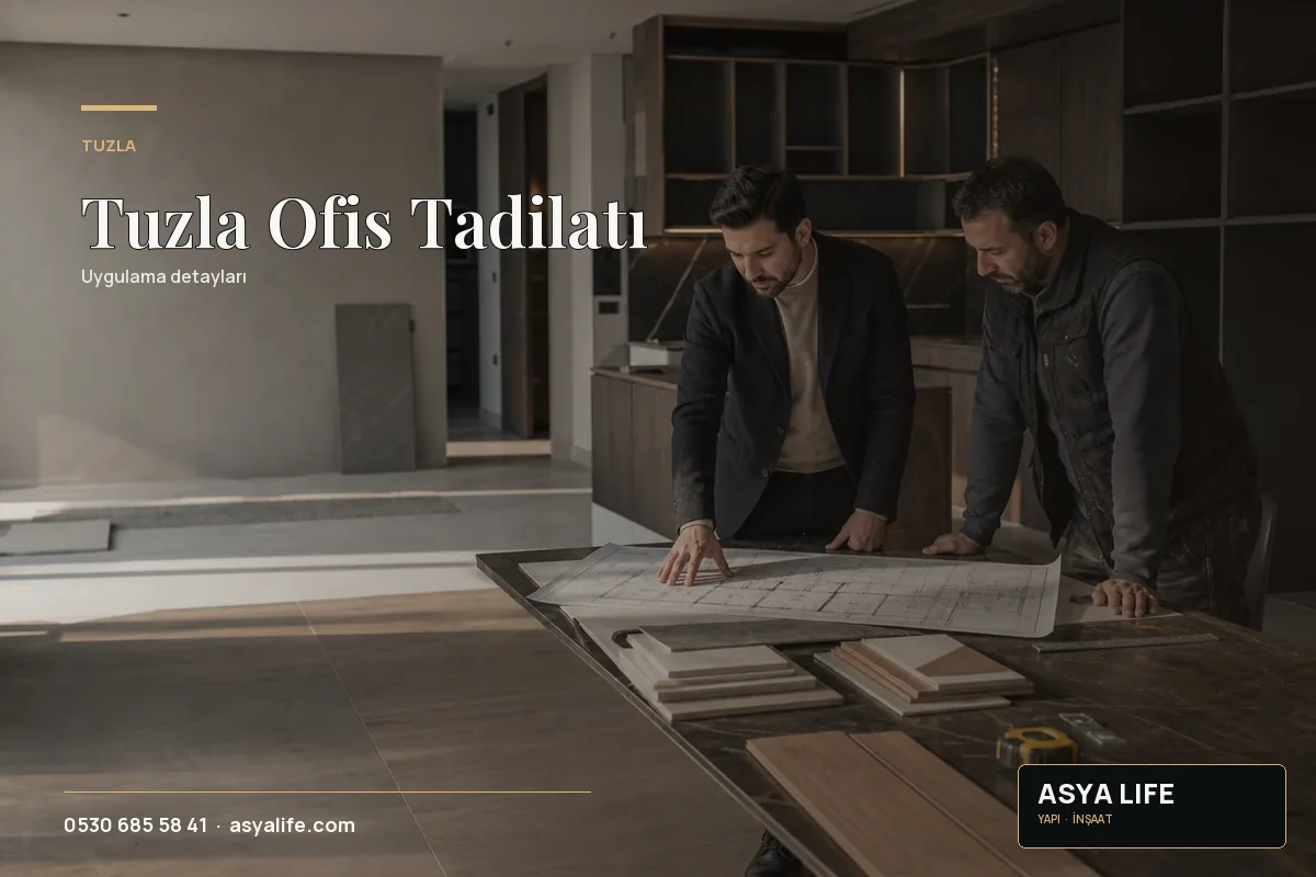 Tuzla Ofis Tadilatı için Asya Life tarafından hazırlanan özgün temsili görsel - görünüm 2